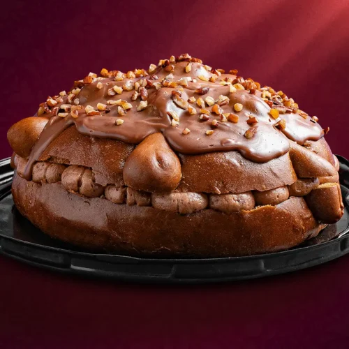 Pan de muerto avellana